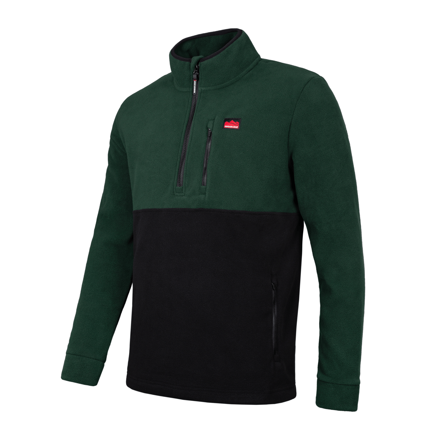 Sugar Loaf Horizon Polar Fleece Half Zip Green