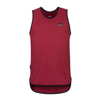 Sugar Loaf Shearing Singlet - Burgundy/Black