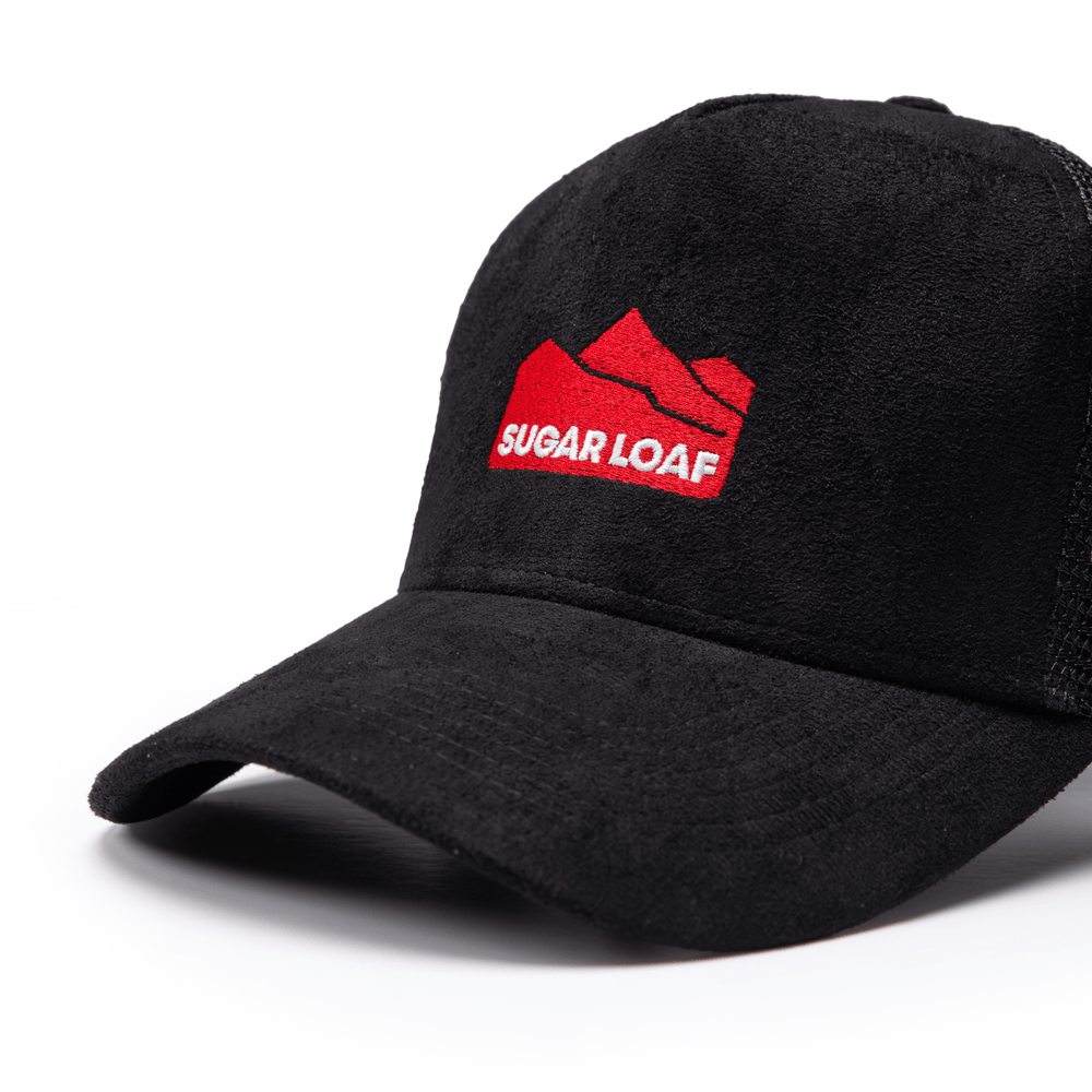 Sugar Loaf Suede Cap - Black