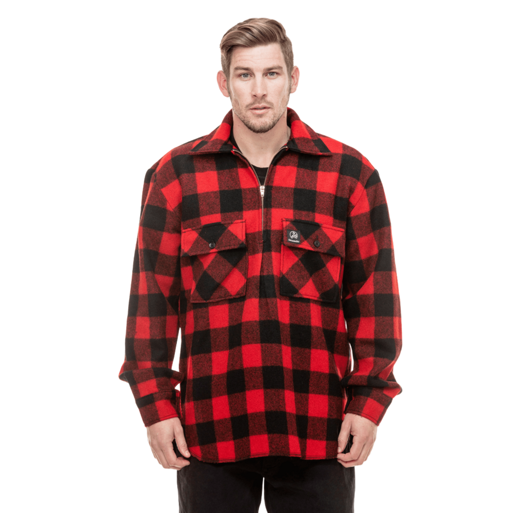 Swanndri Ranger Bush Shirt - Red/Black.