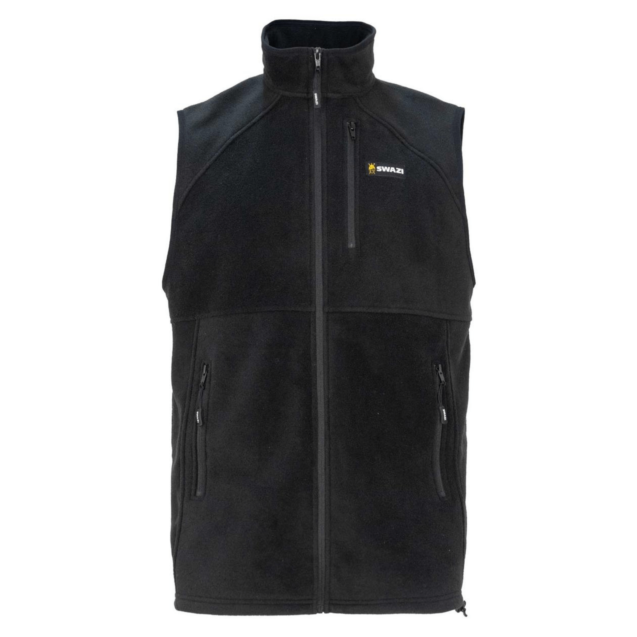 Swazi Sherpa Vest - Black | Swazi Jacket | Gilet Fleeces – Sugar Loaf ...