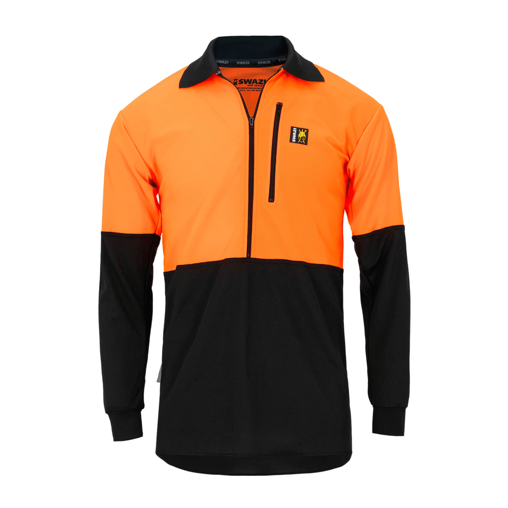 Swazi The HI-VIS Climb-Max Long Sleeve Shirt - BlazeBlack