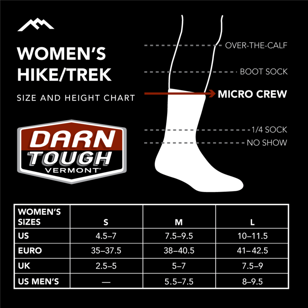 
                  
                    Darn Tough Women's Hiker Micro Crew Midweight with Cushion Socks - Sage
                  
                