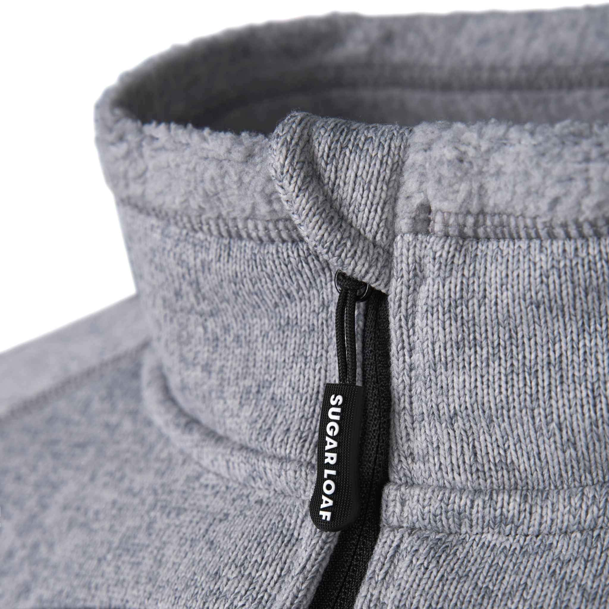 
                    
                      Women's and men’s workwear fleece, with close-up of sturdy YKK zip.
                    
                  