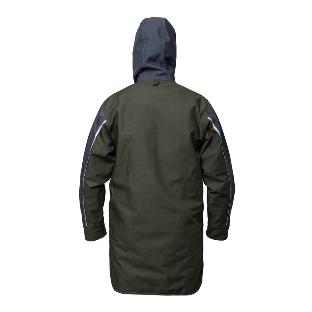 
                  
                    Back view of Kaiwaka Men’s Stormforce Winter Jacket, part of Kaiwaka clothing’s Stormforce range.
                  
                