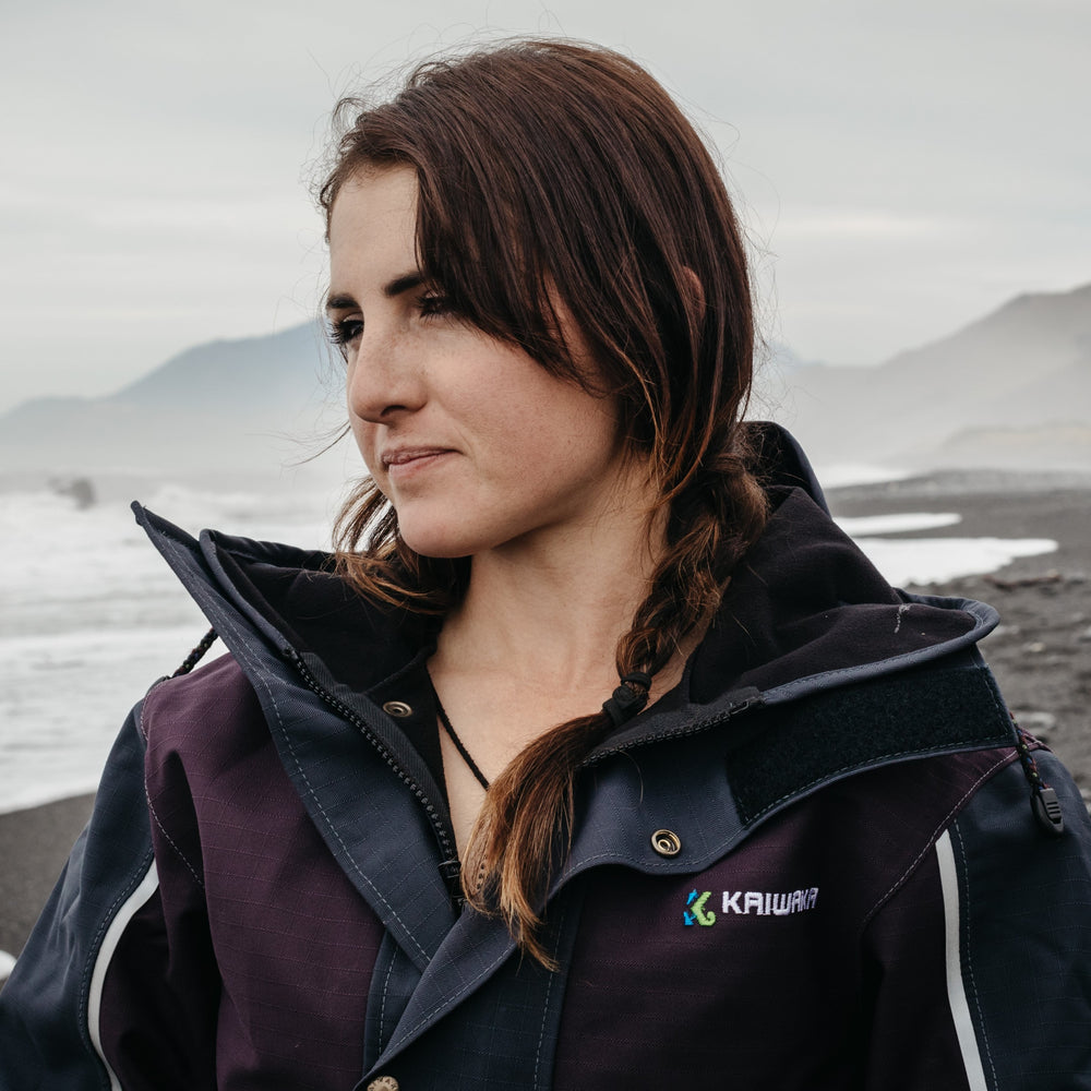 
                  
                    Lifestyle shot of Kaiwaka Women’s Stormforce Winter Jacket, durable womens farm clothing for farm work.
                  
                