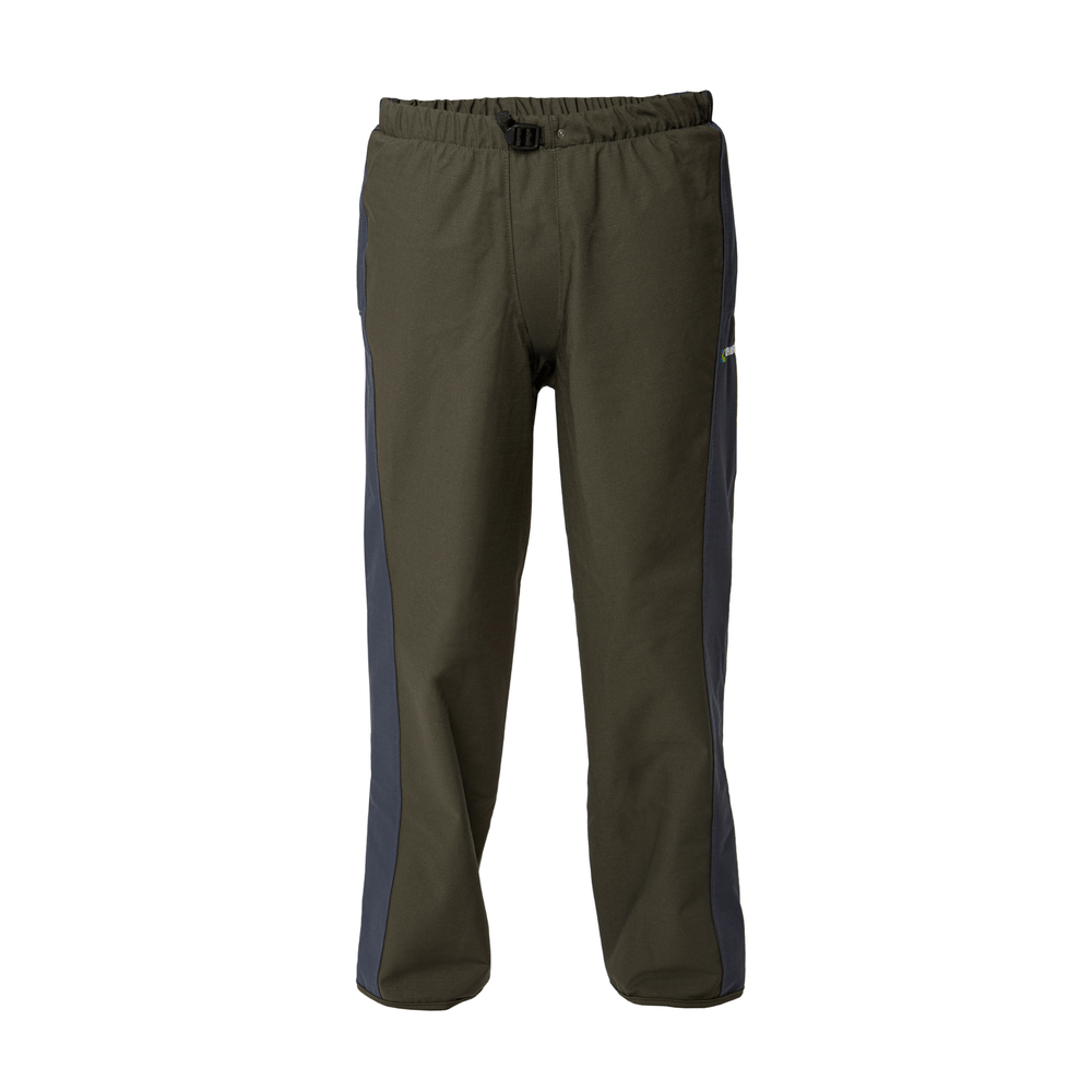 
                  
                    Front view of Kaiwaka Men’s Stormforce  farming waterproof trousers.
                  
                