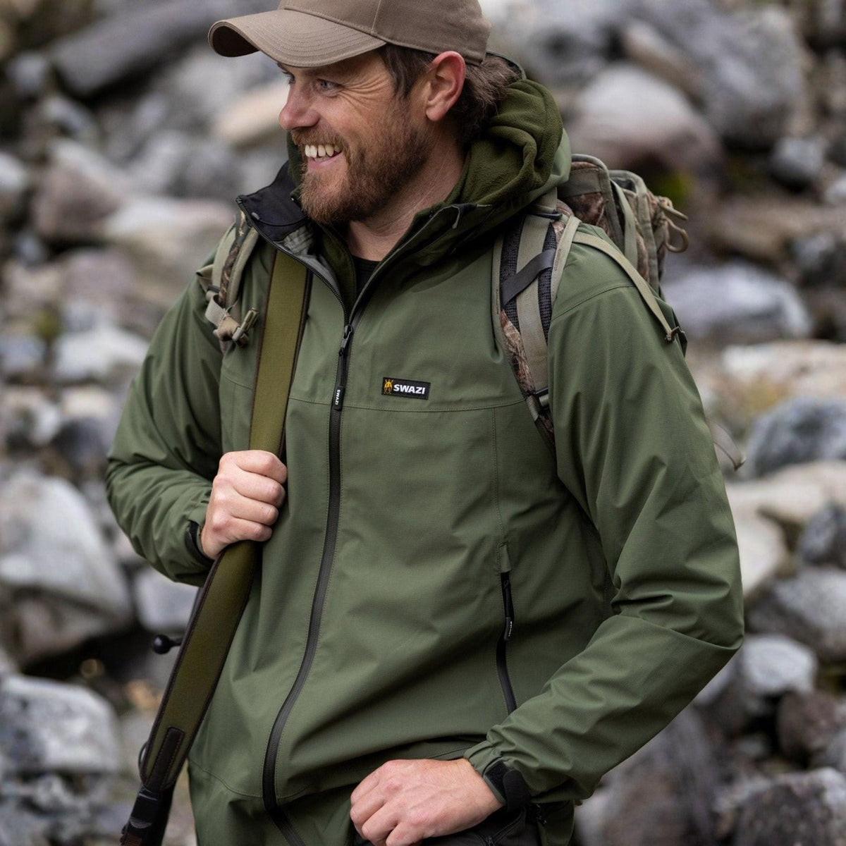 Swazi Sentinel Ultralite AEGIS 3-Layer waterproof fabric detail.