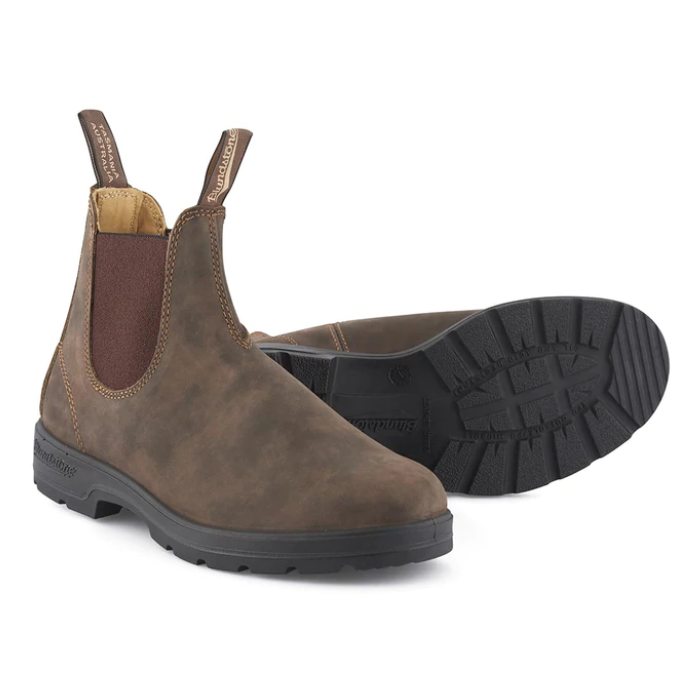 
                  
                    Rustic Brown Blundstone Boots for Women and Men.
                  
                