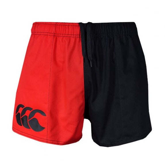 Scarlet and black Canterbury shorts