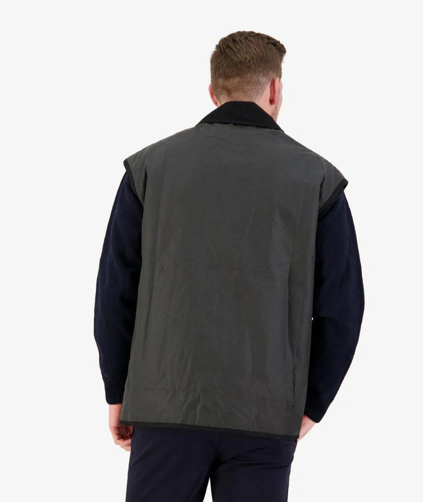 
                  
                    Oilskin jacket as seen from behind
                  
                