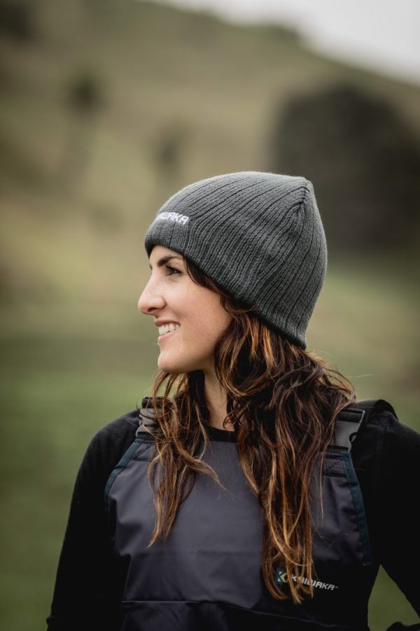 Kaiwaka Cable Knit Grey Beanie