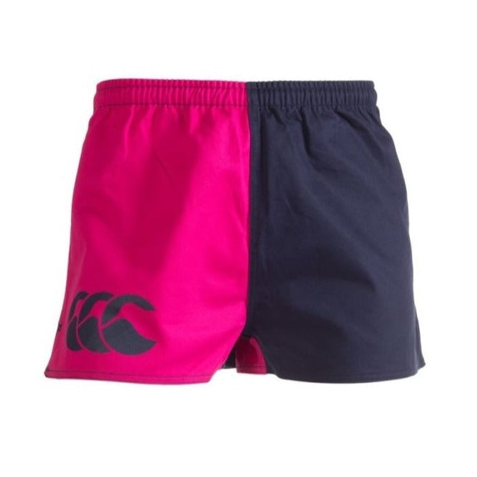 Pink and navy Canterbury shorts 