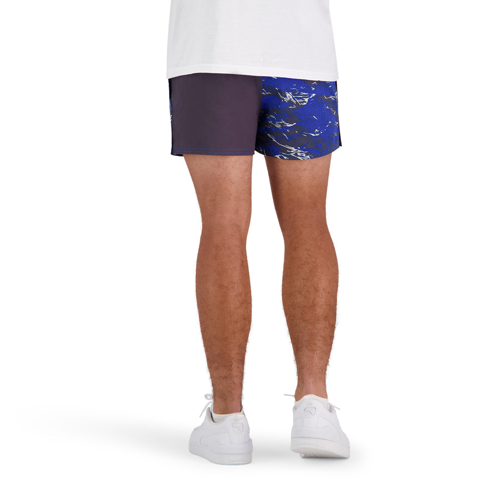 
                  
                    Ebony and militia Canterbury harlequin shorts
                  
                