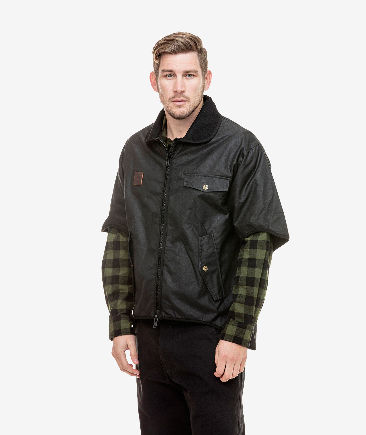 Mens oilskin coat discount