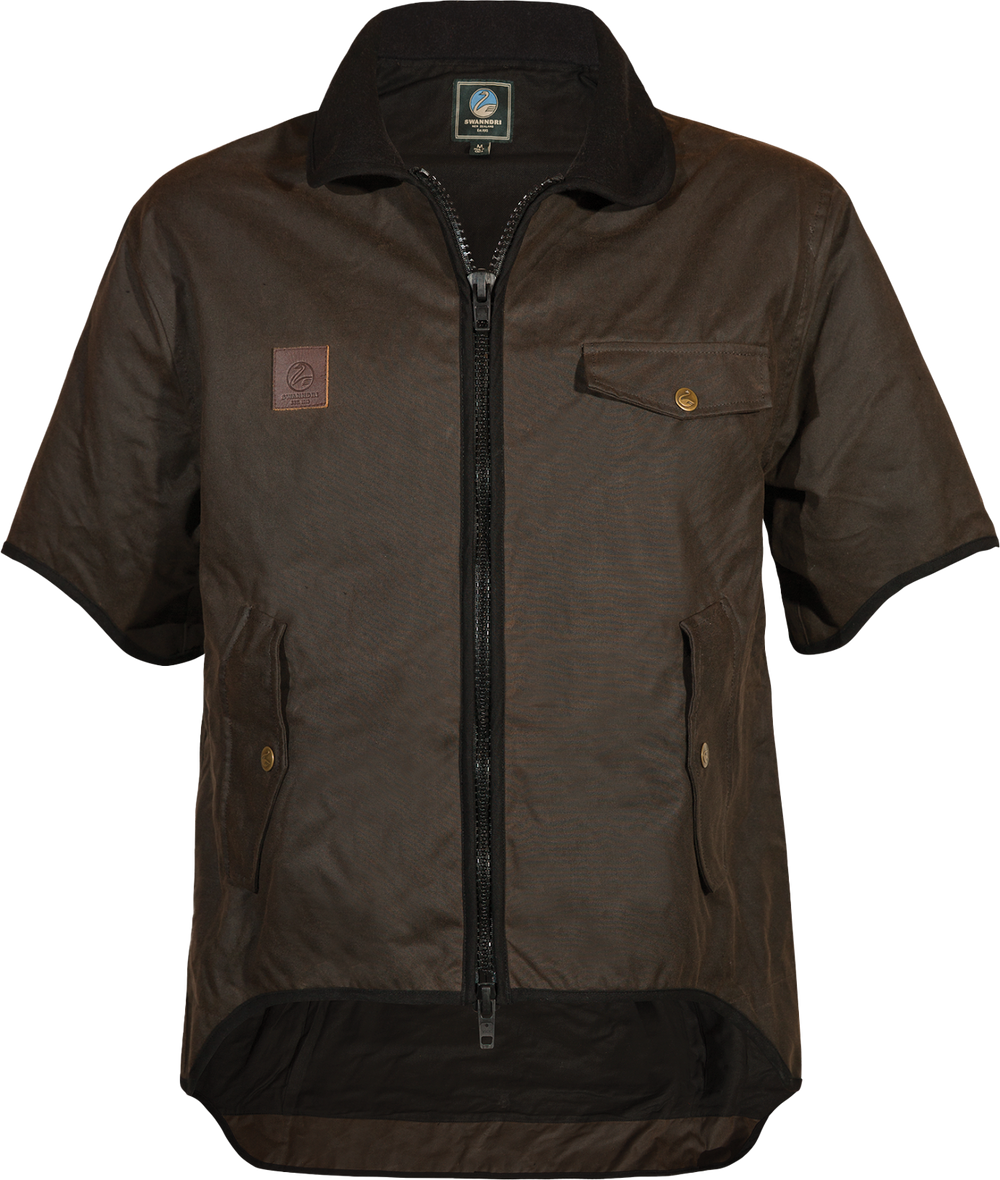 Oilskin jacket pictured on its own
