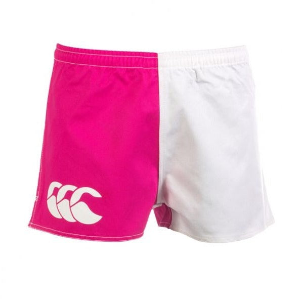 Pink and white Canterbury shorts